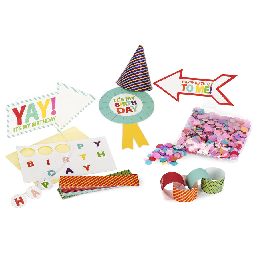 office birthday  decoration  kit  by all things brighton 