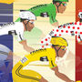Tour De France Jerseys Art Print, thumbnail 3 of 9