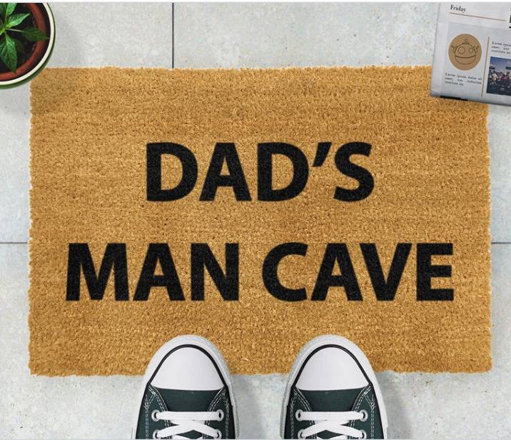 Man Cave Doormat By The Little Boys Room