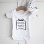 Personalised Occasion Baby Announcement Bodysuit, thumbnail 4 of 6
