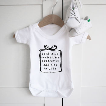 Personalised Occasion Baby Announcement Bodysuit, 4 of 6