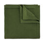 Wedding Handmade Polyester Knitted Pocket Square In Olive Green, thumbnail 1 of 5