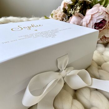 Bridesmaid Proposal Thank You Personalised Gift Box, 3 of 9