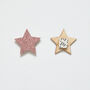 Two Pack Of Pink Star Wall Hooks, thumbnail 3 of 3