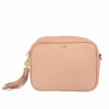 Valentines Day Personalised Leather Crossbody Bag, 8 of 11
