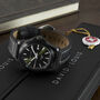 Propulsion Swiss Watch With Heavy Stitch Black Strap, thumbnail 1 of 7