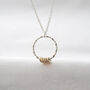 50th Gold And Silver Birthday Necklace, thumbnail 2 of 12