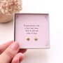 'Friends Are Lucky To Have' Sterling Clover Earrings, thumbnail 1 of 8