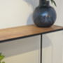 Industrial Console Table With Wood And Metal, thumbnail 3 of 7