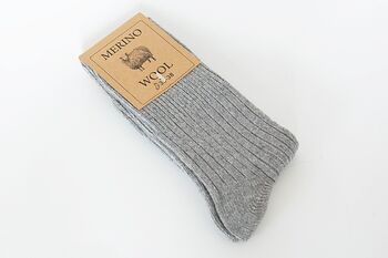 Women's Merino Socks, 100% Merino Wool, Soft And Warm, 7 of 9