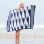 Waves Beach Towel, thumbnail 1 of 3