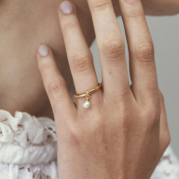 Pearl Drop Ring, 2 of 12