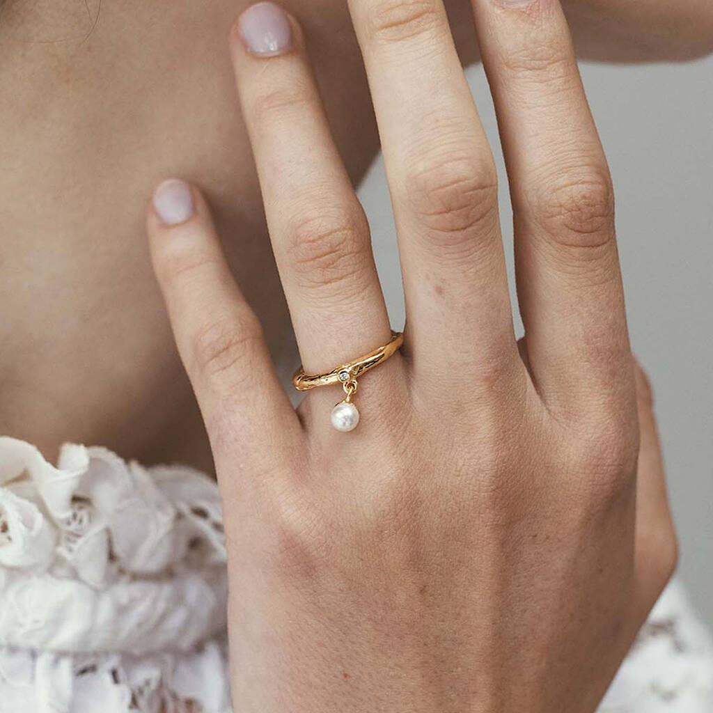 Pearl Drop Ring, 1 of 12