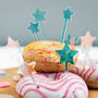 Iridescent Star Cake Toppers, thumbnail 7 of 7