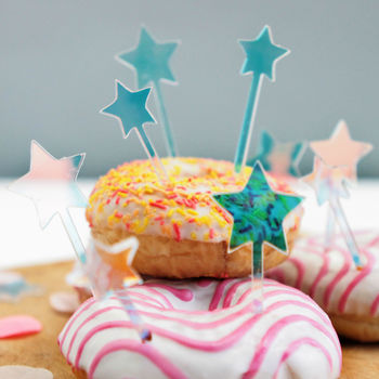 Iridescent Star Cake Toppers, 7 of 7