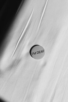 Im Deaf Pin Badge, 2 of 5