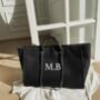 Personalised Extra Large Overnight Initial Tote Bags, thumbnail 5 of 7