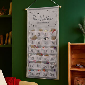 Personalised Family Christmas Advent Calendar, 5 of 6