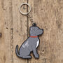 Staffie Key Ring Personalisation Available, thumbnail 1 of 4