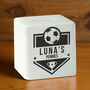 Personalised Football Badge Money Box, thumbnail 5 of 6