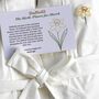 Birthday Flower Soft Bamboo Robe Dressing Gown Gift, thumbnail 9 of 9