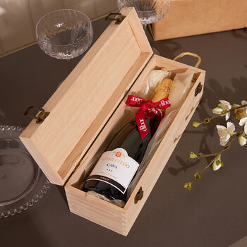Personalised Wooden Bottle Gift Box, 3 of 8