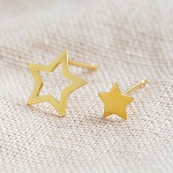 Mismatched Star Stud Earrings, 9 of 9
