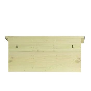 Wooden Sparrow Birdhouse With Protective Zinc Roof Gift, 6 of 6