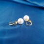 Womens Freshwater Pearl Drop Earrings, thumbnail 6 of 9