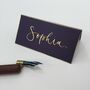 Aubergine Place Card, thumbnail 2 of 4