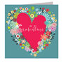 Valentine's Heart Greetings Card, thumbnail 2 of 4