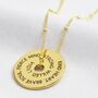 Personalised Message Of Affirmation Ring Necklace, thumbnail 7 of 12