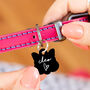 Personalised Cat Face Heart Cat ID Tag, thumbnail 5 of 12