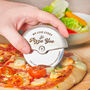 Personalised Stainless Steel Couples Pizza Cutter, thumbnail 2 of 4