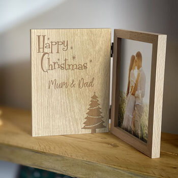 'Happy Christmas' Personalised Photo Frame, 2 of 2