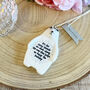 Hanging Porcelain Cat Furry Friends Journey Keepsake, thumbnail 1 of 2
