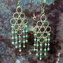 Ocean Earrings, thumbnail 3 of 4