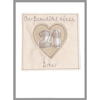 Personalised 1st Or Any Age Birthday Card For Girl, 2 of 12