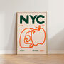 Travel Big Apple Nyc New York City Wall Art Print, thumbnail 4 of 10