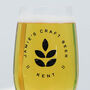 Personalised Craft Beer Hop Stemmed Beer Glass, thumbnail 2 of 7