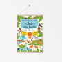 Personalised Keepsake Birth Print Bold Jungle, thumbnail 3 of 6