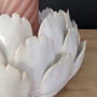 Large White Flower Candle Holder, thumbnail 2 of 2