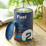 Fuel Candle Motor Racing Inspired Scented Candle, thumbnail 3 of 5