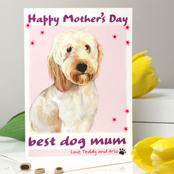 Personalised Cockapoo Mother's Day Card, 4 of 6