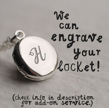Personalised Sterling Silver Locket Necklace, 6 of 11