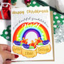 Rainbow Grandchildren Christmas Card, thumbnail 2 of 12