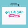 Personalised Get Well Soon Card, thumbnail 4 of 5