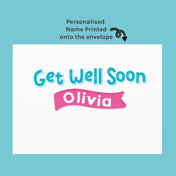 Personalised Get Well Soon Card, 4 of 5