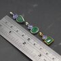 Emerald Tanzanite Pendant: May December Birthstone, thumbnail 9 of 10