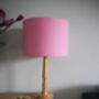 Pink Silhouette Lampshade With Floral Lining, thumbnail 4 of 5